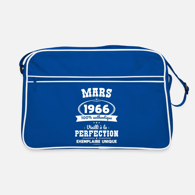 60-jähriges Jubiläum – März 1966 Perfektion Retro Tasche
