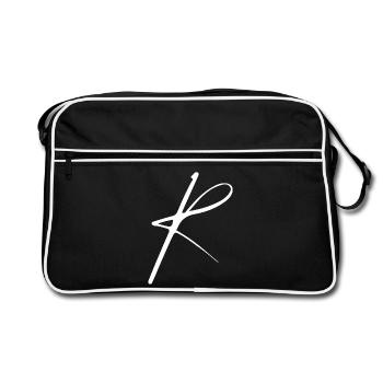 r - Retro Bag - black/white - Front