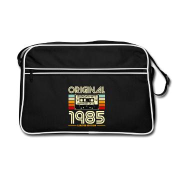 1985 Cassette Retro Légende Hits - Sac Retro - noir/blanc - Devant