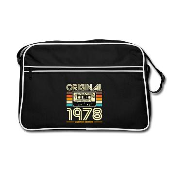 Cassette rétro 1978 édition limitée - Sac Retro - noir/blanc - Devant