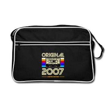 Original 2007: Hits rétro cassette - Sac Retro - noir/blanc - Devant
