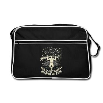 Calisthénie Gravité - Sac Retro - noir/blanc - Devant