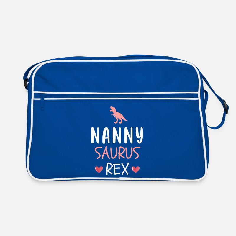 Nannysaurus Rex Nounou Dinosaure mignon Sac Retro
