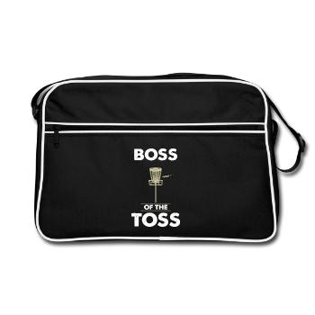 Disc Golf - Retro Bag - black/white - Front