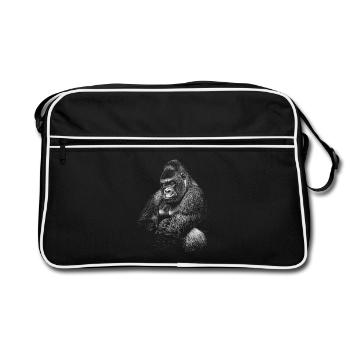 Gorilla - Sac Retro - noir/blanc - Devant