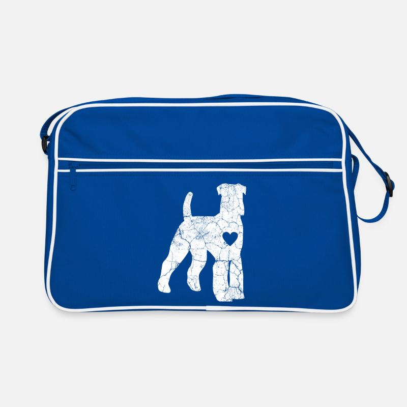 Hund Schnauzer Retro Tasche
