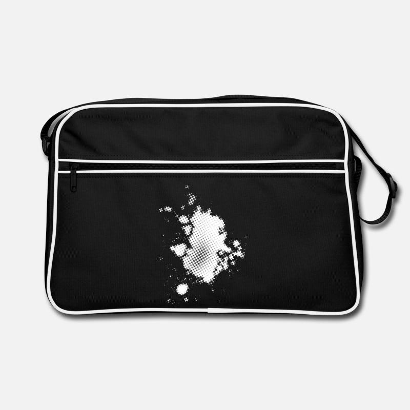Flash, Dots Background Asymmetrical | rasterized Retro Bag