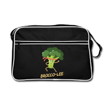 Brocco-Lee - arts martiaux sains - Sac Retro - noir/blanc - Devant