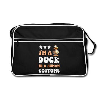 Canards canards - Sac Retro - noir/blanc - Devant