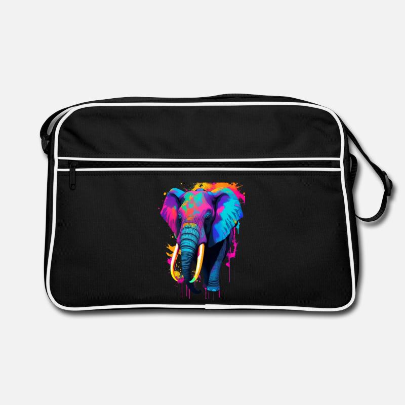 Elefant Retro Tasche