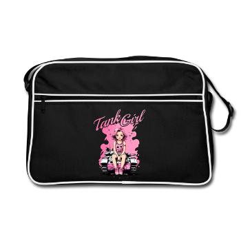 Tank Girl - Retro Tasche - Schwarz/Weiß - Vorne