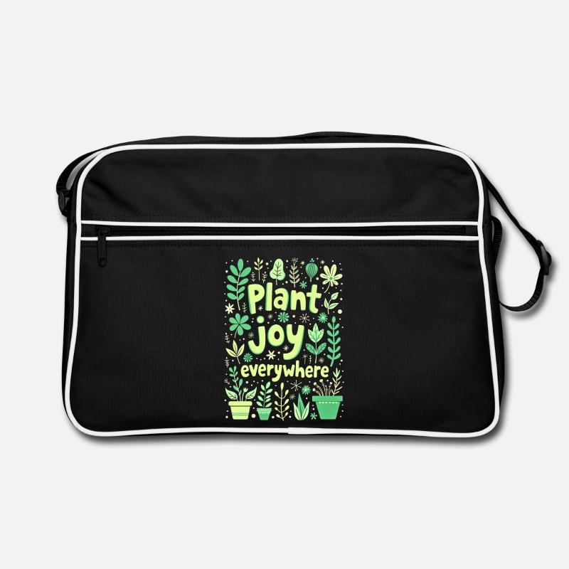 PLANT JOY EVERYWHERE Retro Bag