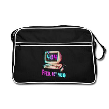 404 Retro Design - Retro Bag - black/white - Front