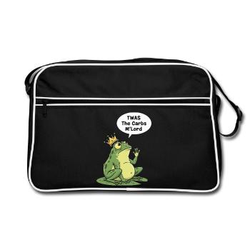 Regal Frog Carbohydrate King Design - Retro Bag - black/white - Front
