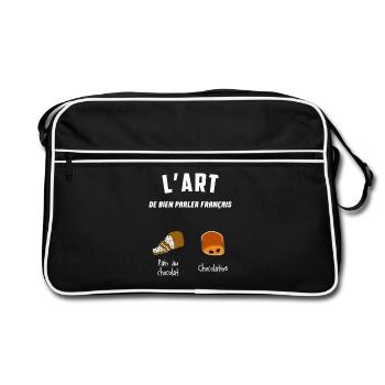 Fierté Sud Ouest Gift Idea - Retro Bag - black/white - Front