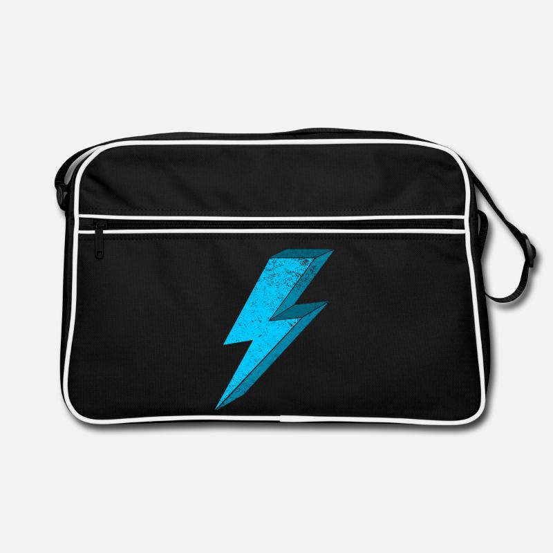 Electric Lightning Design 3D Retro Bag