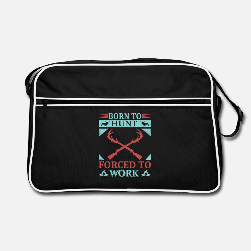 Born to hunt, forced to work Retro Bag