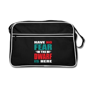N’ayez crainte, le Zwerg est là Tenue - Sac Retro - noir/blanc - Devant