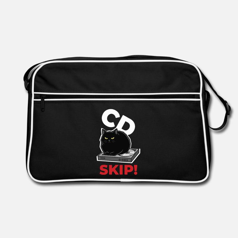 CD Skip Chat Music Humor Retro Bag