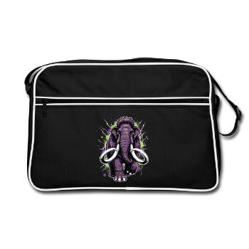 Mammouth Royal Force Ancestrale - Sac Retro - noir/blanc - Devant
