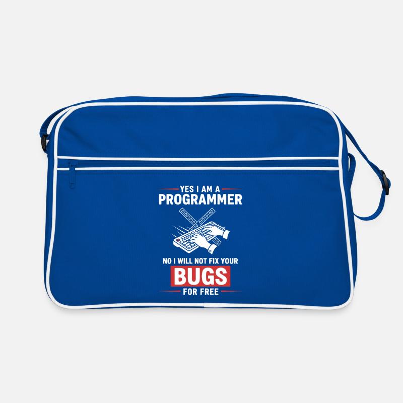 Humour Programmeur Fixe Pas Bugs Sac Retro