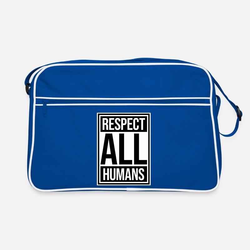 Déclaration du respect de tous les humains : l’humanité Sac Retro