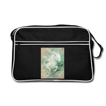 Bai Ze: The Messenger of Divine Wisdom - Retro Bag - black/white - Front