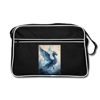 The Stormmaster: Yinglong – Flood - Retro Bag - black/white - Front