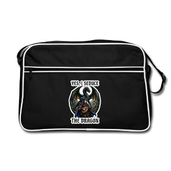 Yes I Seduce The Dragon Bard RPG Art - Sac Retro - noir/blanc - Devant
