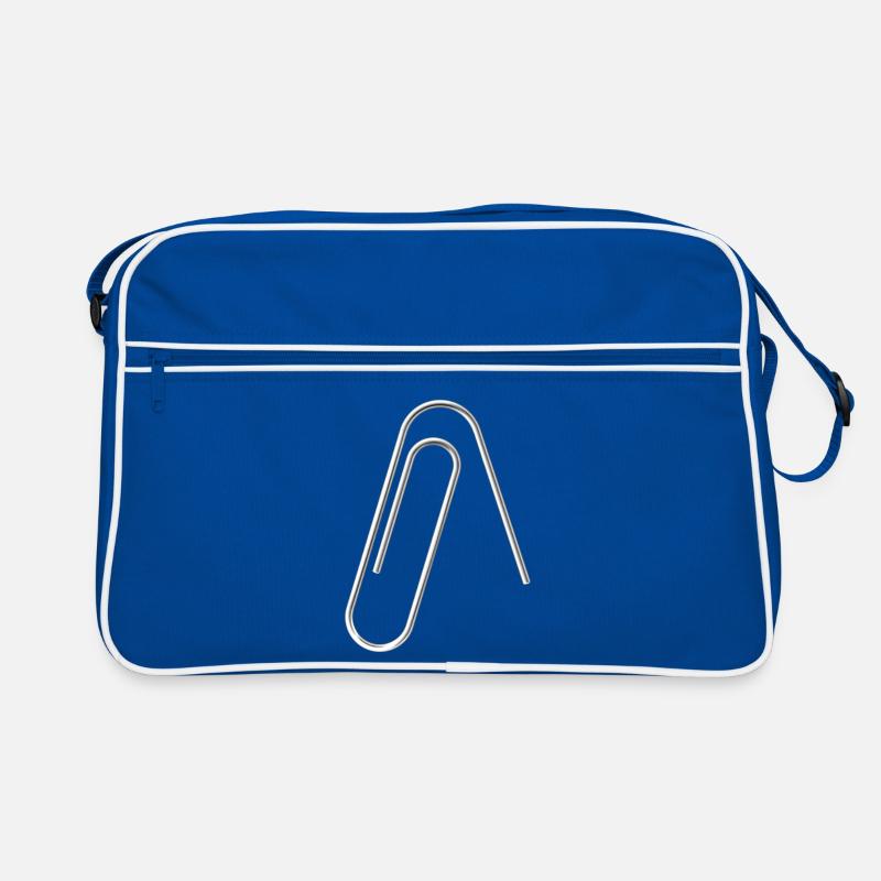 Paper Clip reset Helpdesk PC Technician Nerd Geek Sac Retro