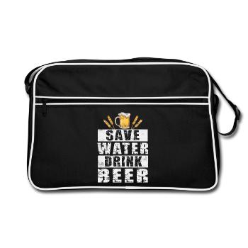 Beer - Retro Bag - black/white - Front