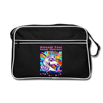 Chemise magique pour les rêveurs - Sac Retro - noir/blanc - Devant