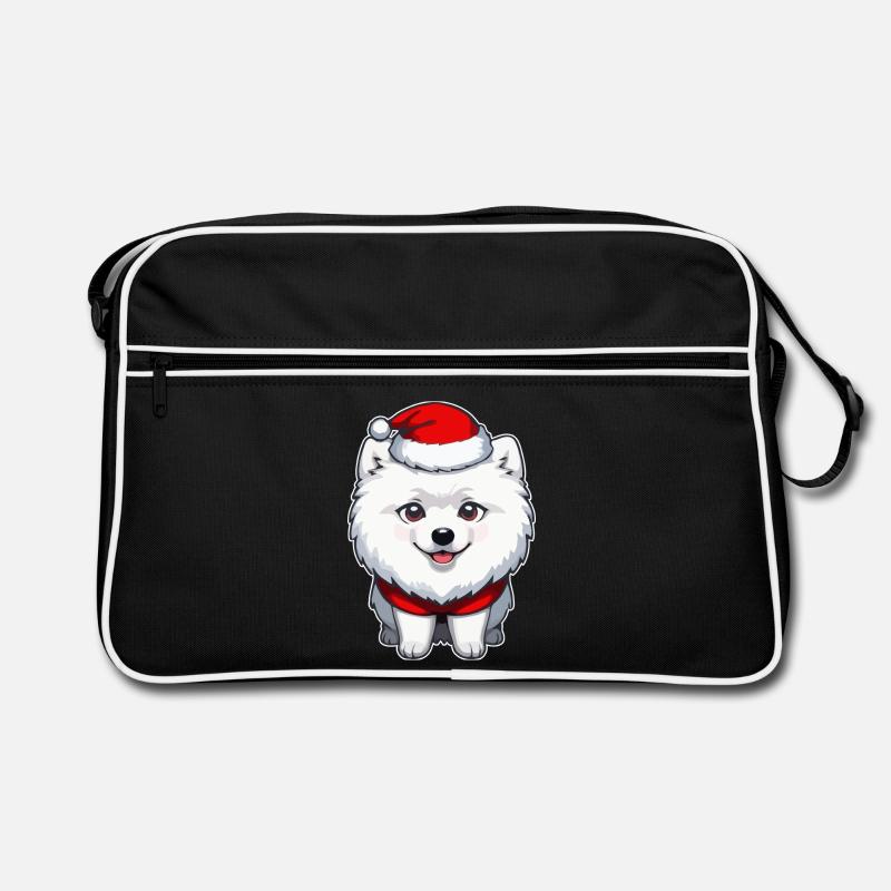 Chien Noël Sac Retro