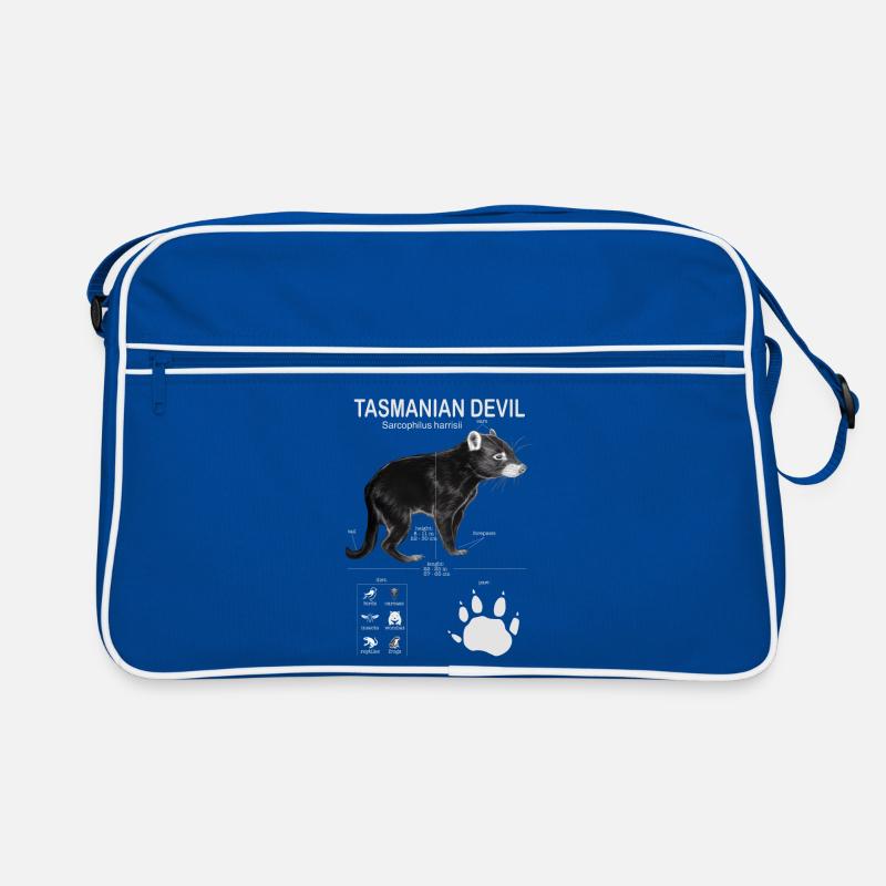 Tasmanian Devil Retro Tasche
