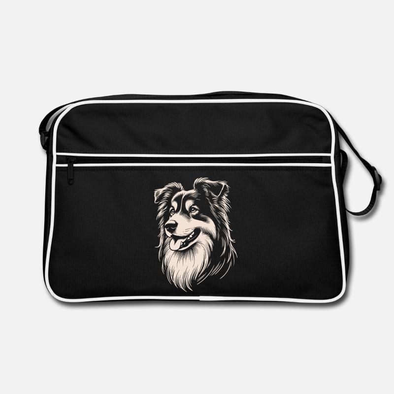 Australian Shepherd Eigenschaften Retro Tasche