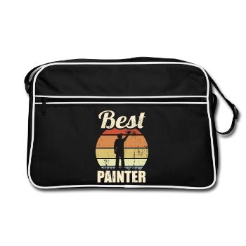 Best Painter - Retro Bag - black/white - Front