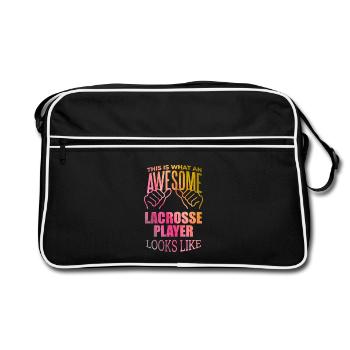 Lacrosse Lacrosse Lacrosse - Retro Bag - black/white - Front
