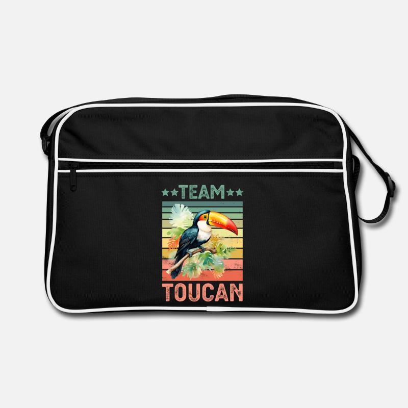 Oiseau Toucan Sac Retro