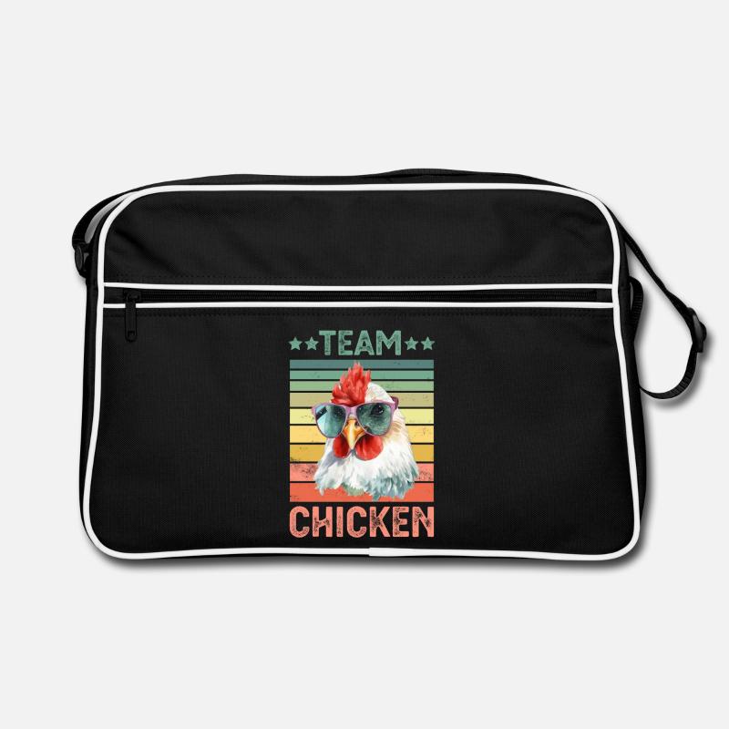 Huhn Hühner Retro Tasche