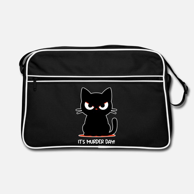 Murder Day (dunkel) Retro Tasche