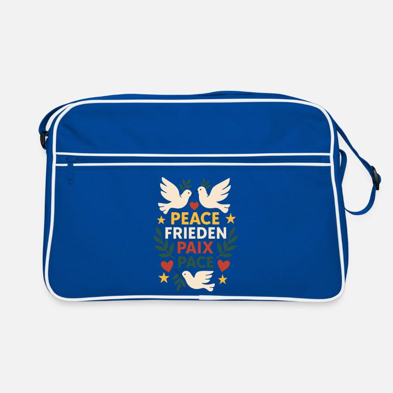 World Peace Doves Retro Bag