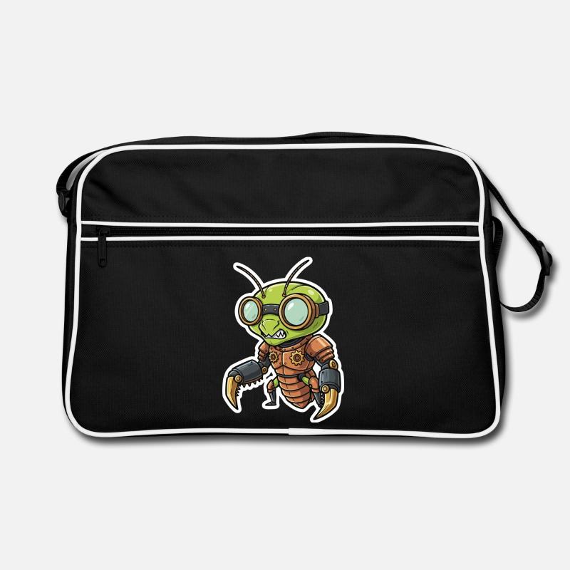 Praying Mantis Steampunk Copper Armor Retro Bag