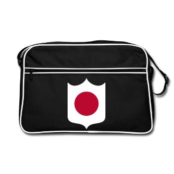 Japan - Retro Tasche - Schwarz/Weiß - Vorne