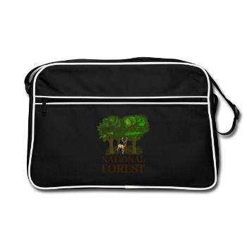 Forêt nationale - Sac Retro - noir/blanc - Devant