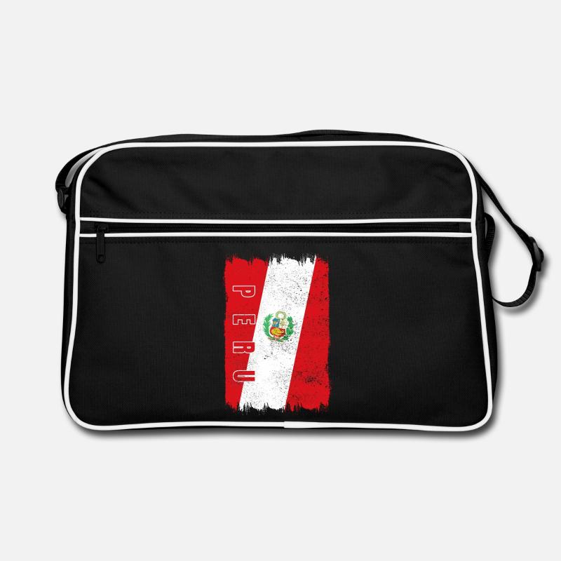 Drapeau du Pérou Sac Retro