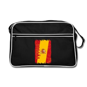 Spain flag - Retro Bag - black/white - Front