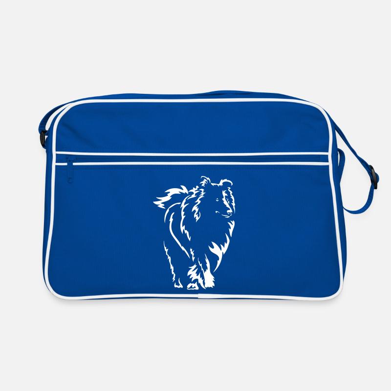 Collie "Black Edition" Retro Tasche
