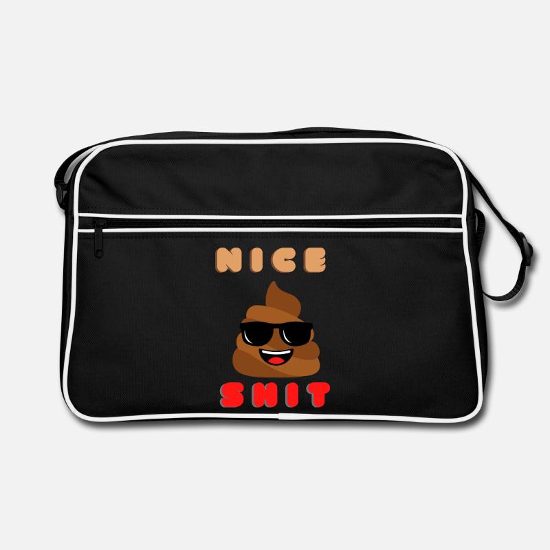 nice shit Retro Tasche