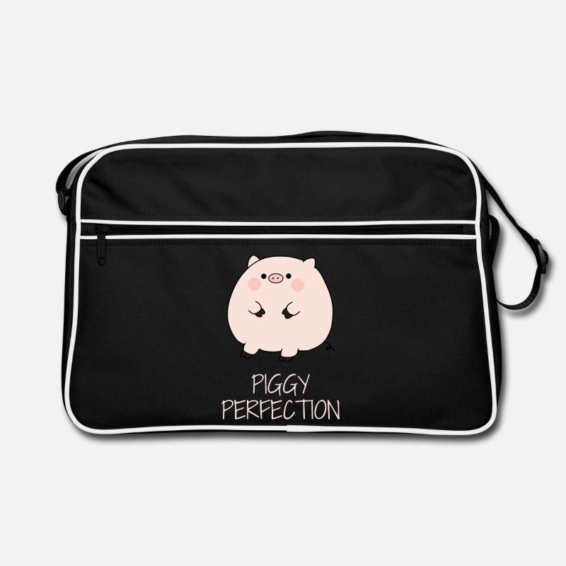 Petit cochon mignon Sac Retro