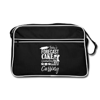 Todays Forecast Cake Decorating - Retro Bag - black/white - Front